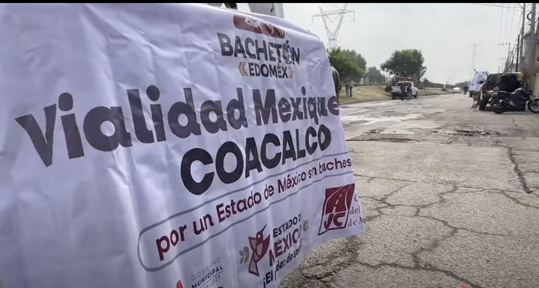 Anuncia Junta de Caminos rehabilitación de vialidad Mexiquense en Coacalco
